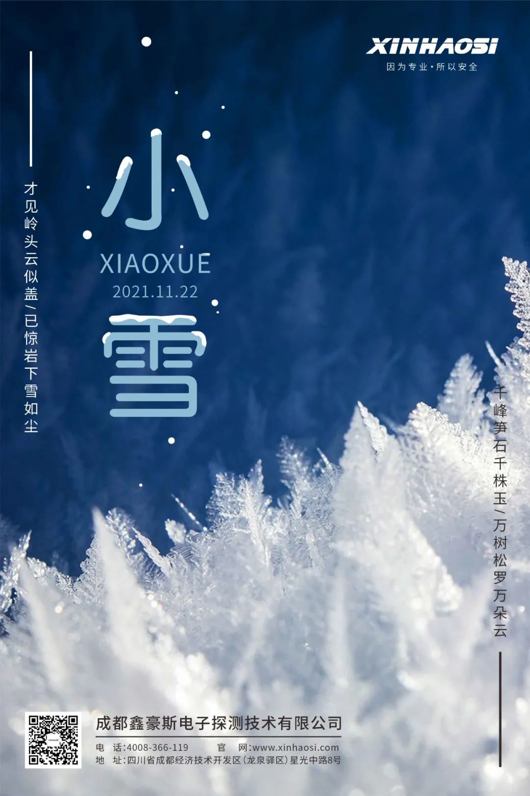 小雪 | 才见岭头云似盖，已惊岩下雪如尘